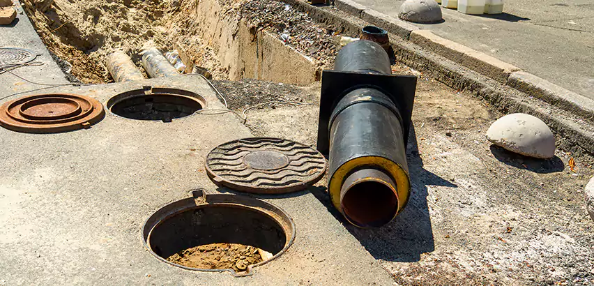 Lateral Sewer Line Replacement in Terryville